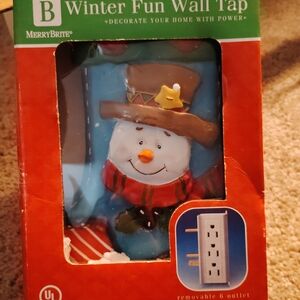 Merry Brite Snowman Wall Tap